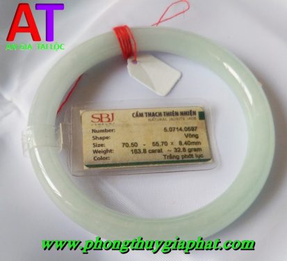 VÒNG CẨM THẠCH TRẮNG