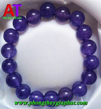 vòng đeo tay đá mã não tím