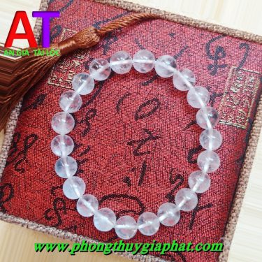 Vòng đeo tay thạch anh trắng