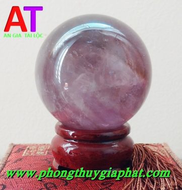 Cầu phong thủy thạch anh tím