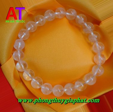 Vòng đeo tay thạch anh trắng