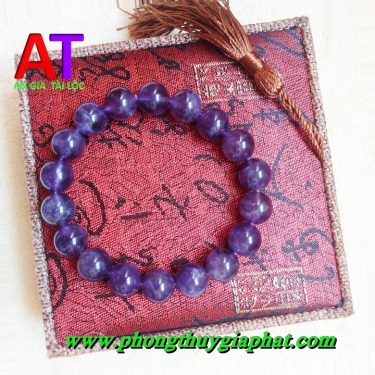 Vòng đeo tay thạch anh tím