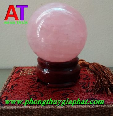 Cầu phong thủy thạch anh hồng