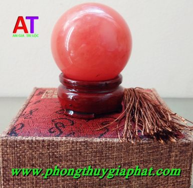 Cầu phong thủy đá núi lửa đỏ