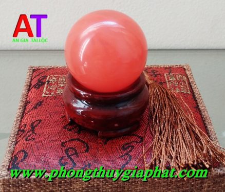 Cầu phong thủy đá núi lửa đỏ 