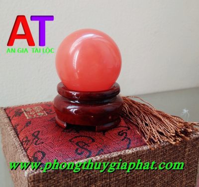 Cầu phong thủy đá núi lửa đỏ