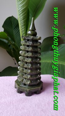 Tháp văn xương ngọc lam (Ngọc Serpentine)