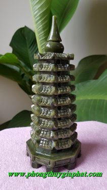 Tháp văn xương ngọc lam (Ngọc Serpentine)