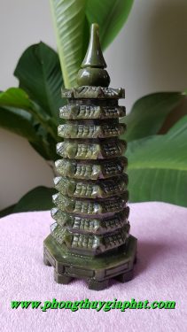 Tháp văn xương ngọc lam (Ngọc Serpentine)