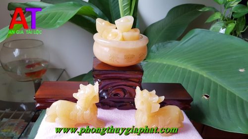Hũ vàng tài lộc tỳ hưu ngọc hoàng long