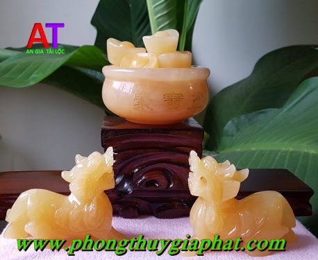 Hũ vàng tài lộc tỳ hưu ngọc hoàng long