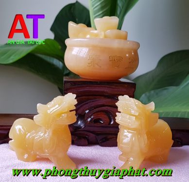 Hũ vàng tài lộc tỳ hưu ngọc hoàng long