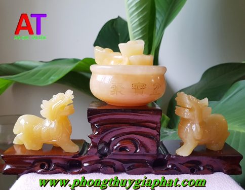 Hũ vàng tài lộc tỳ hưu ngọc hoàng long