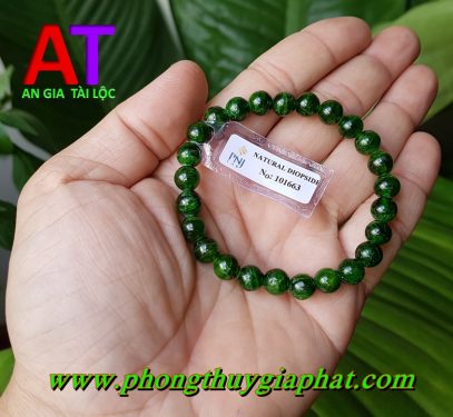 Vòng đeo tay đá Diopside