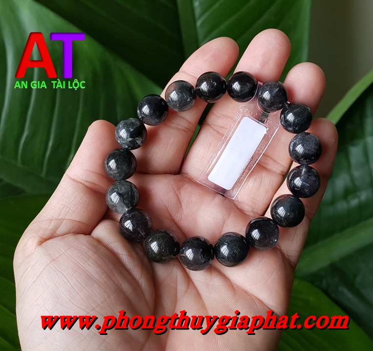 Vòng đeo tay thạch anh tóc đen 836
