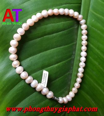 Vòng đeo cổ ngọc trai trắng 565
