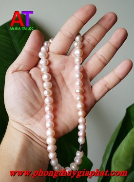 Vòng đeo cổ ngọc trai trắng 565