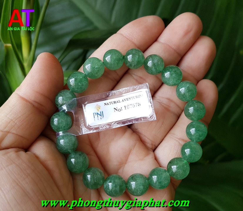 Vòng đeo tay thạch anh xanh