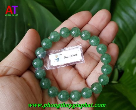 Vòng đeo tay thạch anh xanh