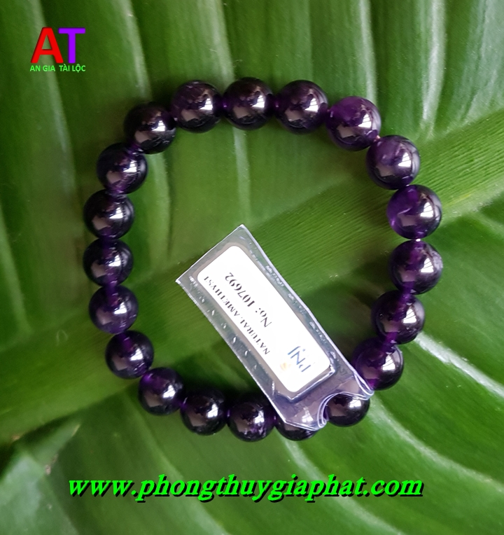 Vòng đeo tay thạch anh tím