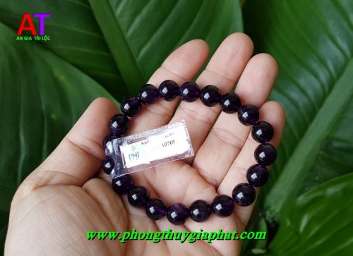 Vòng đeo tay thạch anh tím