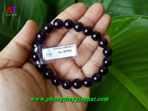 Vòng đeo tay thạch anh tím