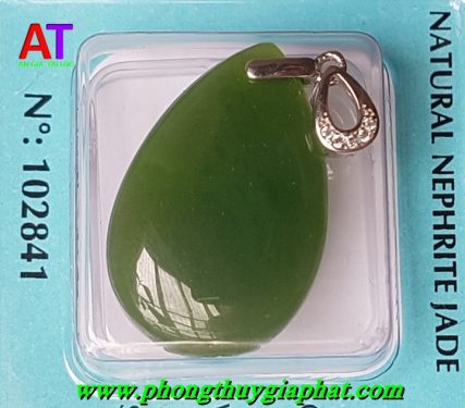 Mặt dây chuyền cẩm thạch xanh