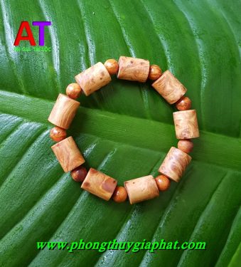 Vòng đeo tay huyết long nu đốt trúc