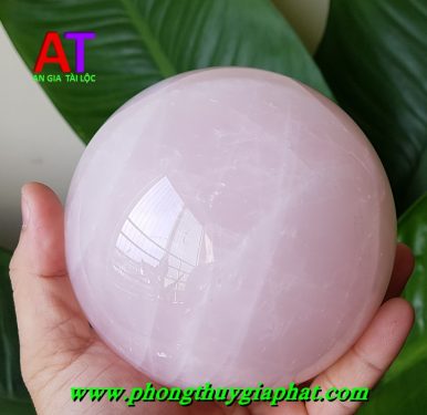 Cầu phong thủy thạch anh hồng