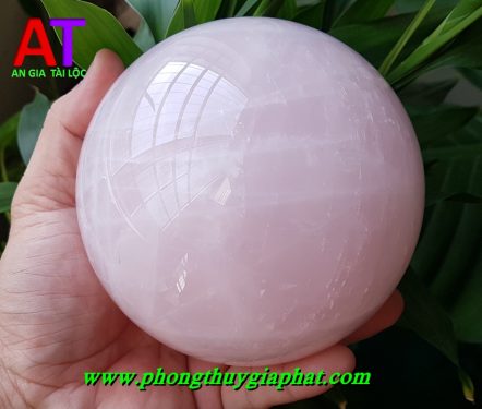 Cầu phong thủy thạch anh hồng