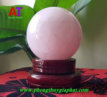 Cầu phong thủy thạch anh hồng