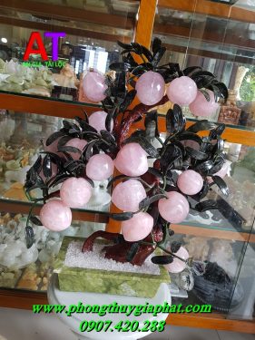 Cây đào phong thủy Thạch anh hồng