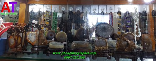 Tượng phật di lặc đá mã não để bàn