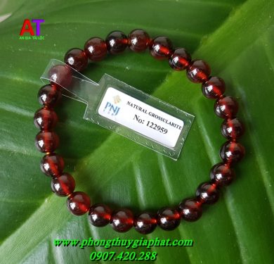 Vòng đeo tay đá garnet