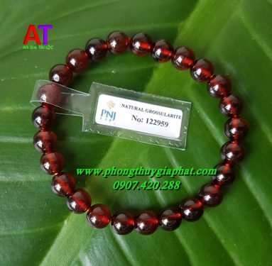 Vòng đeo tay đá garnet