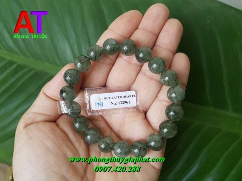 Vòng đeo tay thạch anh tóc xanhVòng đeo tay thạch anh tóc xanh