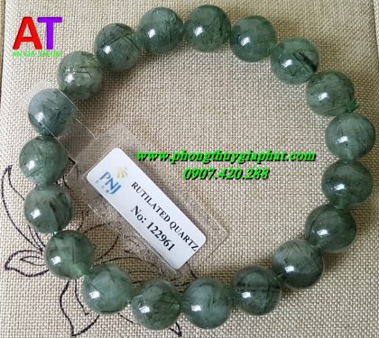 Vòng đeo tay thạch anh tóc xanh