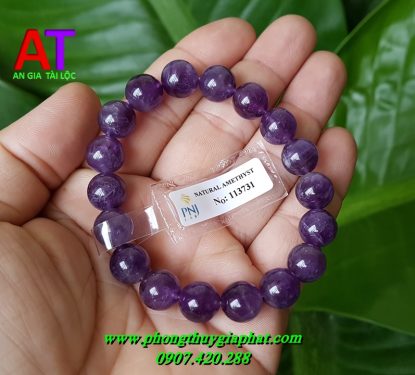 Vòng đeo tay thạch anh tím
