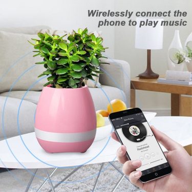 Loa bluetooth kiêm chậu trồng cây