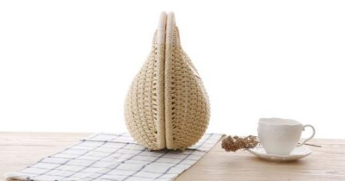 Túi cói thời trang vỏ sò