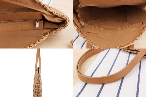 Túi cói tròn bãi biển