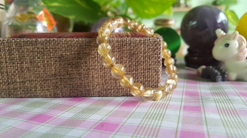Vòng tay thạch anh tóc vàng