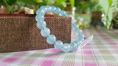 Vòng đeo tay đá aquamarine
