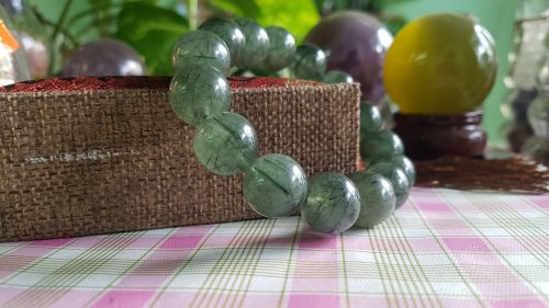 Vòng tay thạch anh tóc xanh