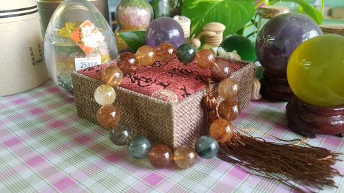 Vòng tay thạch anh tóc tam tài , Vòng tay thạch anh tóc, Vòng tay thạch anh tóc đa sắc