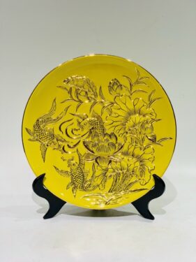 Đĩa gốm trang trí bát tràng