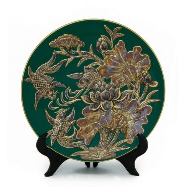 Đĩa gốm trang trí bát tràng