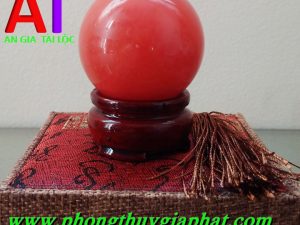 Cầu phong thủy đá núi lửa đỏ