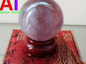 Cầu phong thủy thạch anh tím