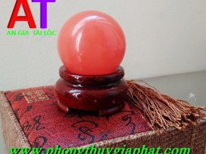 Cầu phong thủy đá núi lửa đỏ